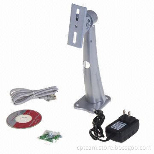 H.264 Megapixel P2P Wired IP Camera with 60m IR Vision/SD Slot/iPhone, Android Mobile View/Control